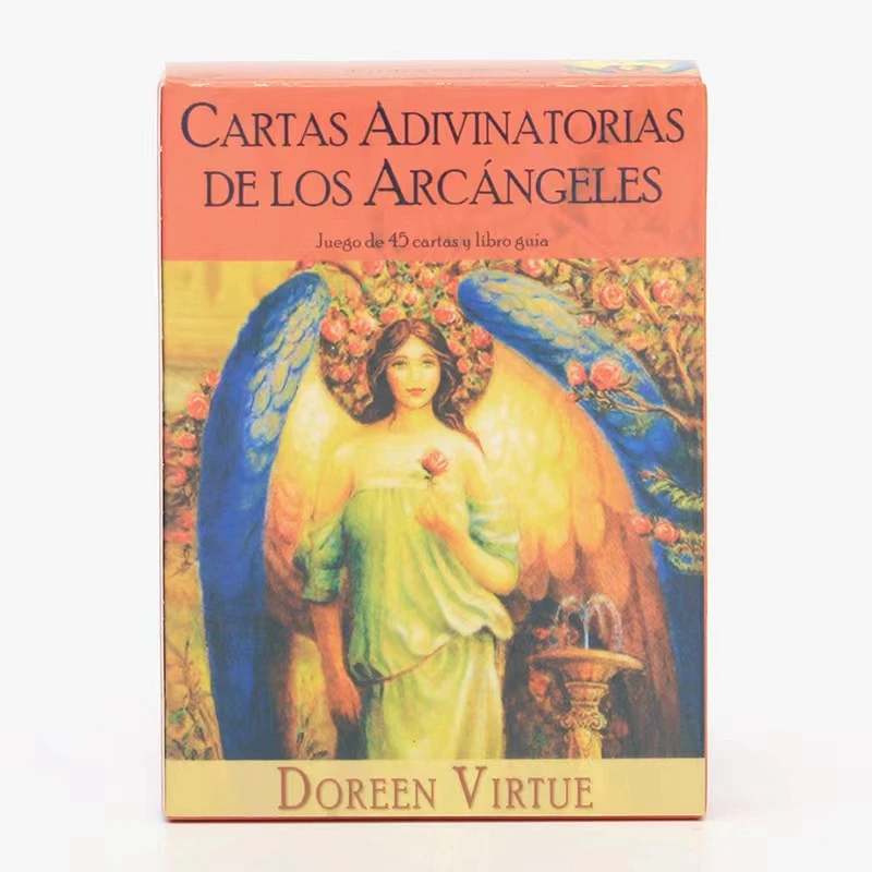 Waite Rider Spanish Romance Angel Oracle Cards with Box Beginners Spanish Tarot Cards Deck Table Paper Cards