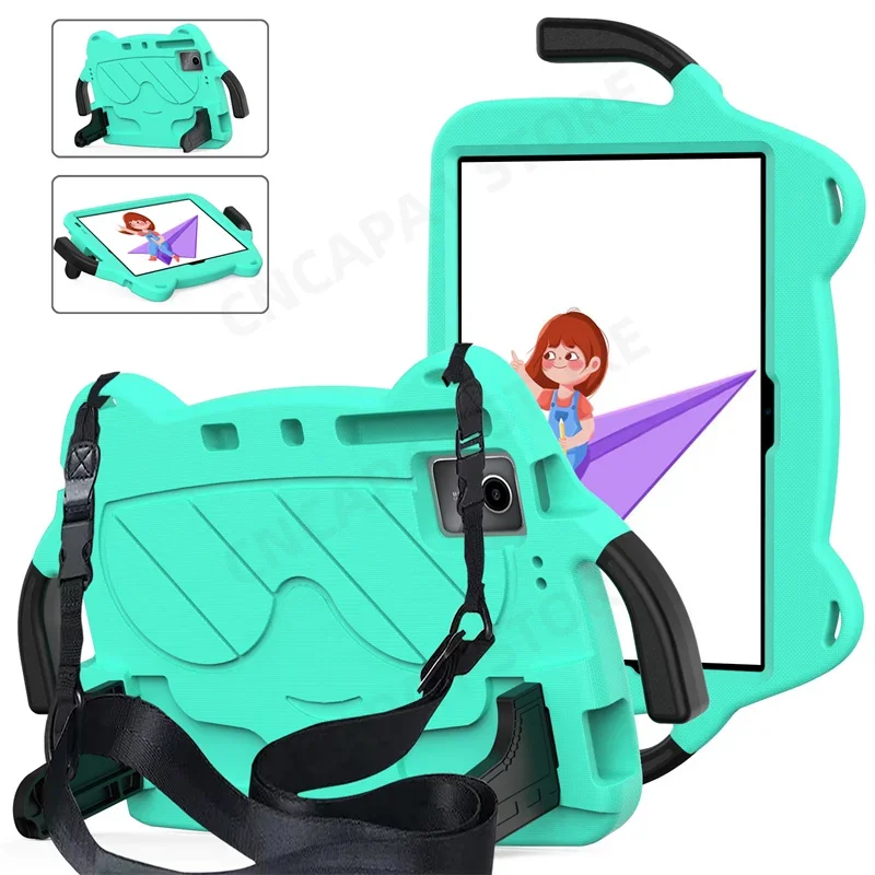 

Kids Safety Protector Funda For TCL Nxtpaper Tab 11 9166G 9466X 10.95" Tablet PC EVA Foam Shockproof Case Cover with Handles