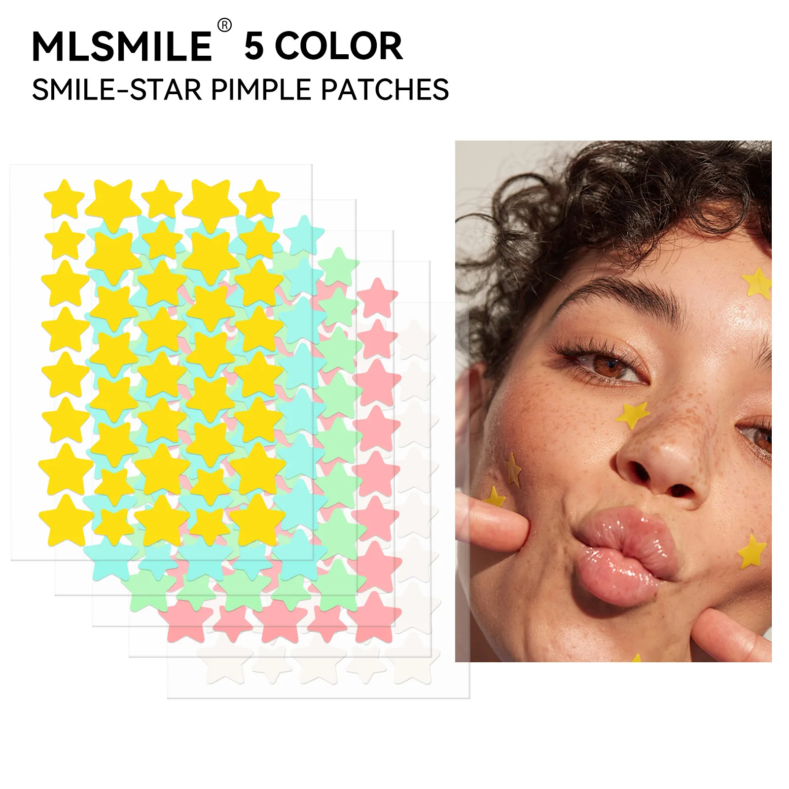 MLSMILE Colorful Invisible Acne Removal Skin Care Stickers Concealer Face Spot Beauty Skin Care Tool Acne-clearing patch