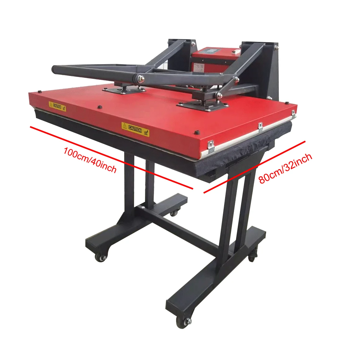 Large Station Heat Press Machine 80x100 cm Sublimation t Shirt Printing Machine Manual 32*40 Inches Machines with Stand