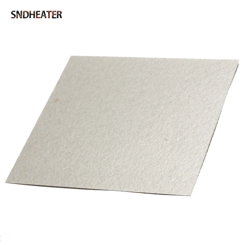 SNDHEATER 2PCS Microwave Oven Insulated Mica Plate 15x12/15x15/24x22CM High Temperature Resistance Pad Spacer for Electric Iron