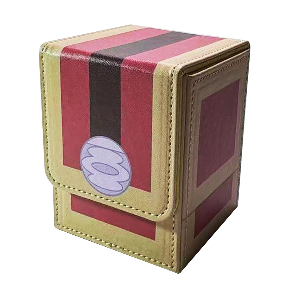 

Diy Ptcg Gholdengo Card Storage Box Ws Ygo Opcg Ptcg Gholdengo Leather Collection Card Protection Box Anime Card Gift Toys