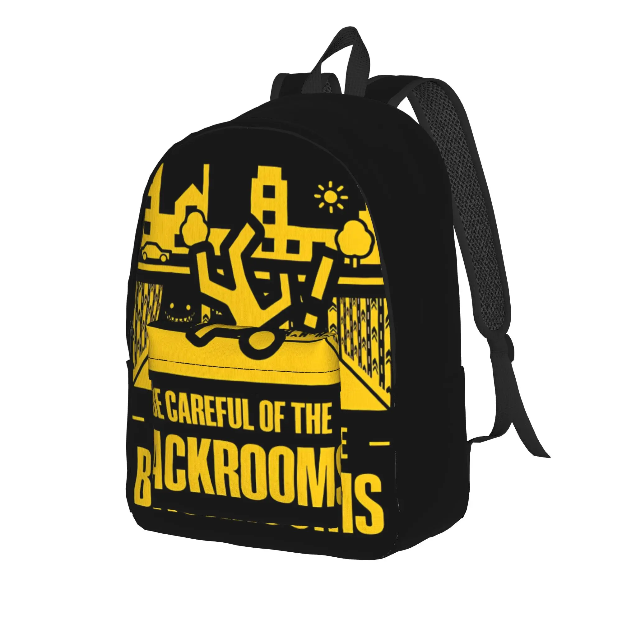 The Backrooms Fashion Backpack Outdoor Student Work  Daypack for Men Women Laptop Computer Shoulder Bag