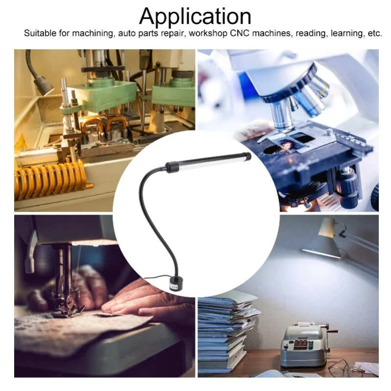 

Magnetic Work Light Eye Protection Gooseneck Hose 12W High Temperature Resistance Work Bench LED Lamp
