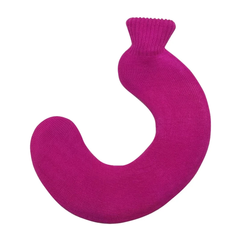 Hot Water Bottle U-Shaped with Knitted Cover For Neck Warm Shoulder Pain Relief Drop shipping