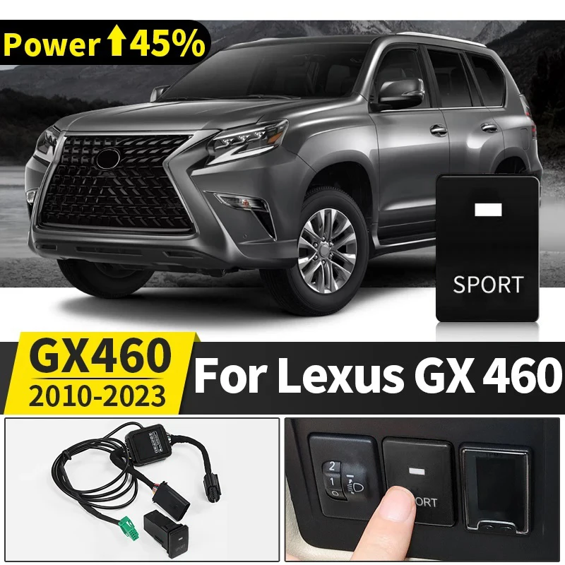 

Electronic throttle accelerator compatible with Lexus GX460 (10-23) with Sport mode switch controller.