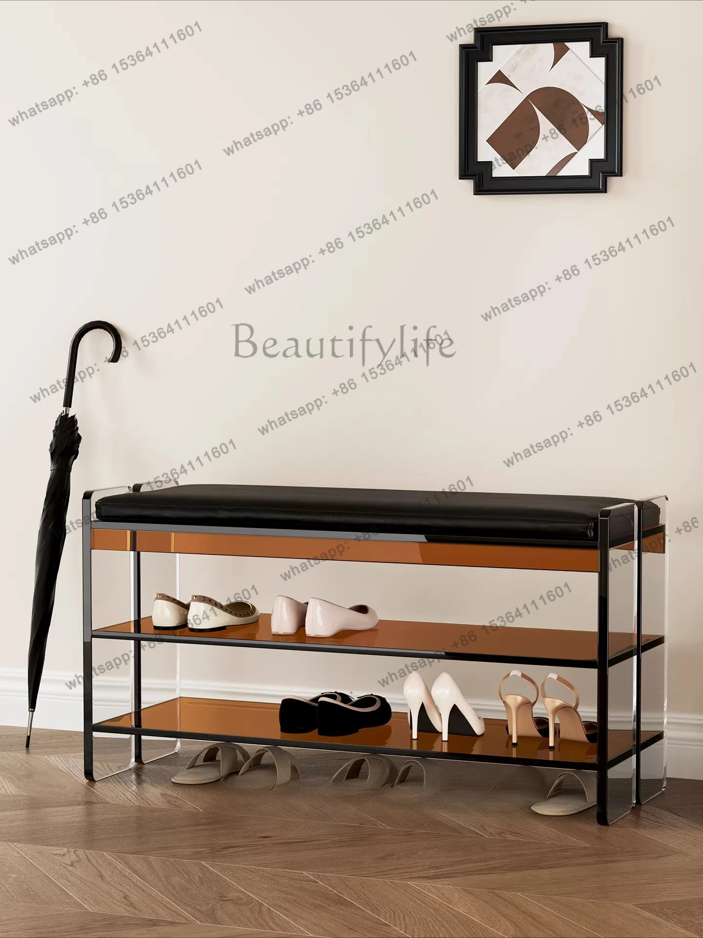 Separation layer, shoe storage artifact, double-layer shoe cabinet, integrated shoe rack, free installation