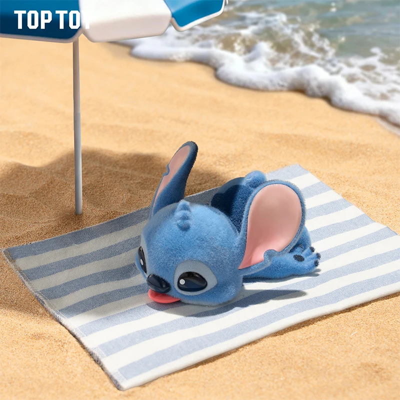 TOPTOY Offizielle Disney Stitch Fitness Yoga Serie Figur Blind Box PVC Beflockung Sammlerstücke Kawaii Desktop Dekoration Für Mädchen