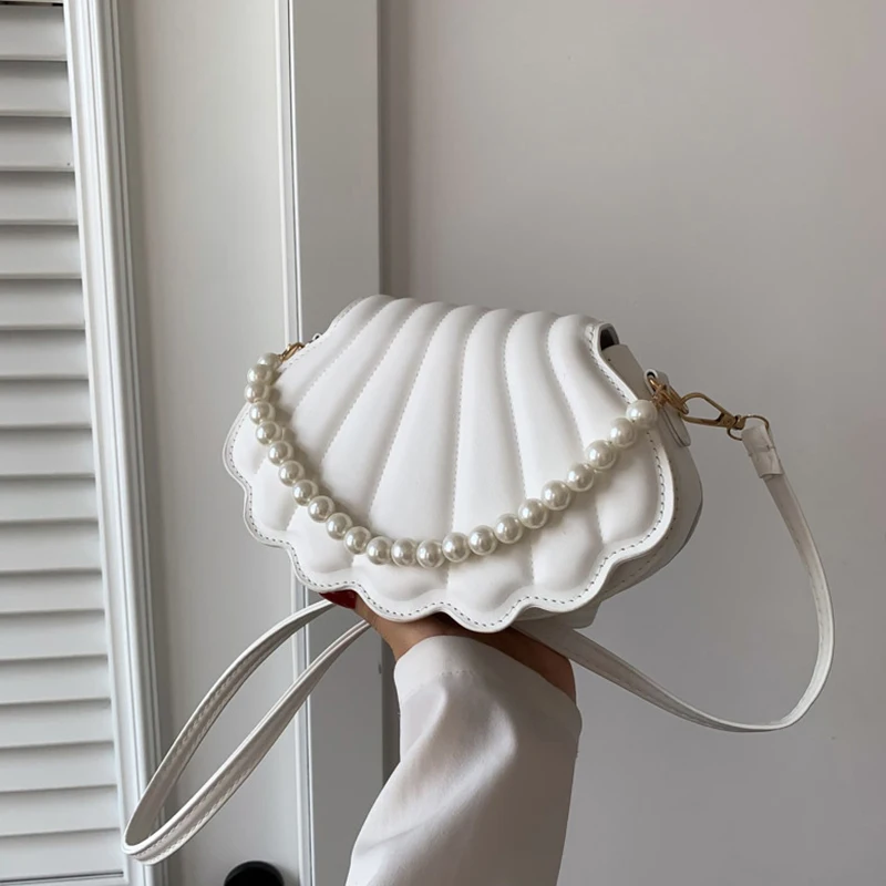 Fashionable New Minimalist One Shoulder Niche Trendy Shell Crossbody Bag