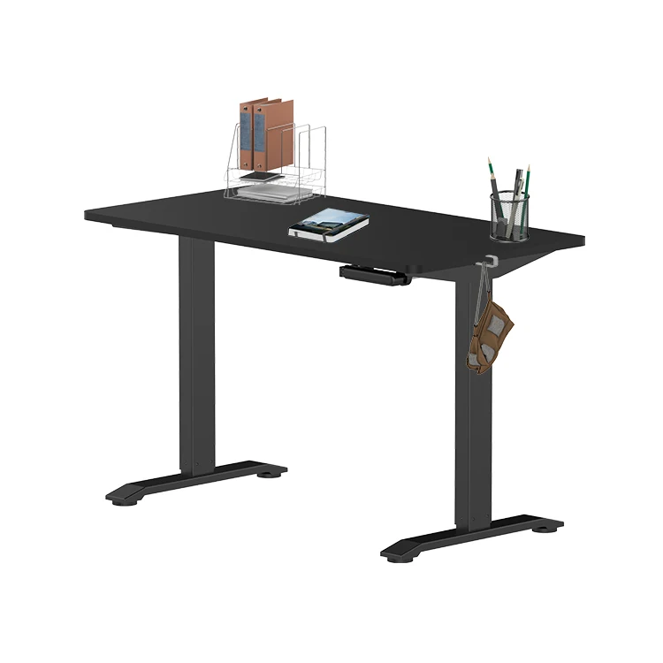 2026 Office Ergo Computer Ergonomic Hand Crank Lifting Table Manual Height Adjustable Sit Standing Desk Leg Framepromote sales