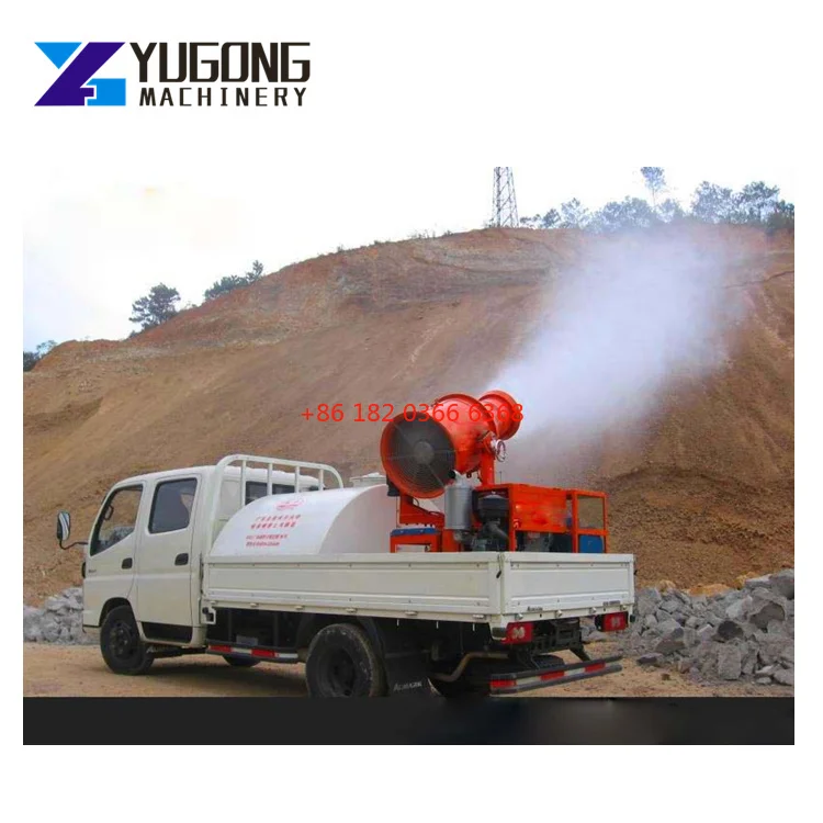 Customized Trailer Mounted Coal Mine Mist Sprayer Fog Cannon Water Spray Machine Agriculture Irrigation Indoor Spray Fog Cannon