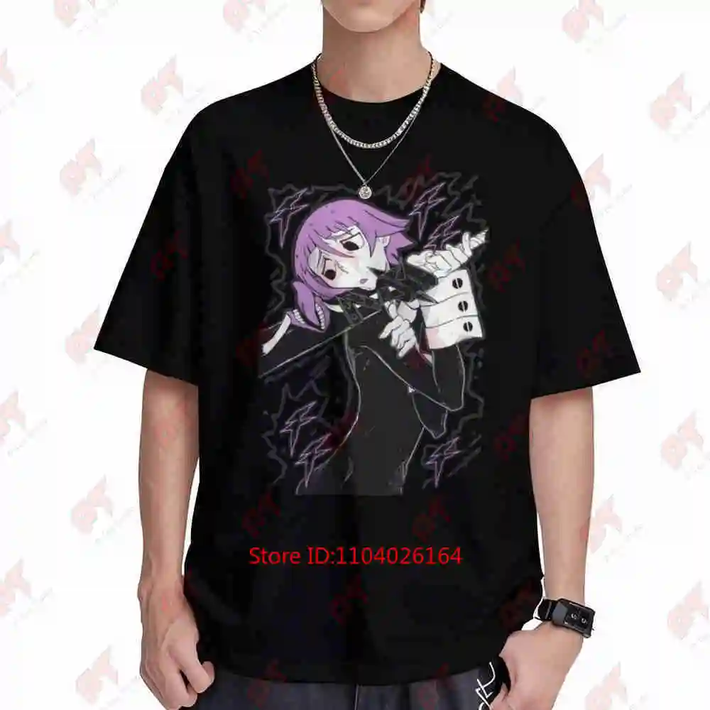 Anime Crona Eater Death Kid Short Sleeve Tee 100% Cotton T-Shirt