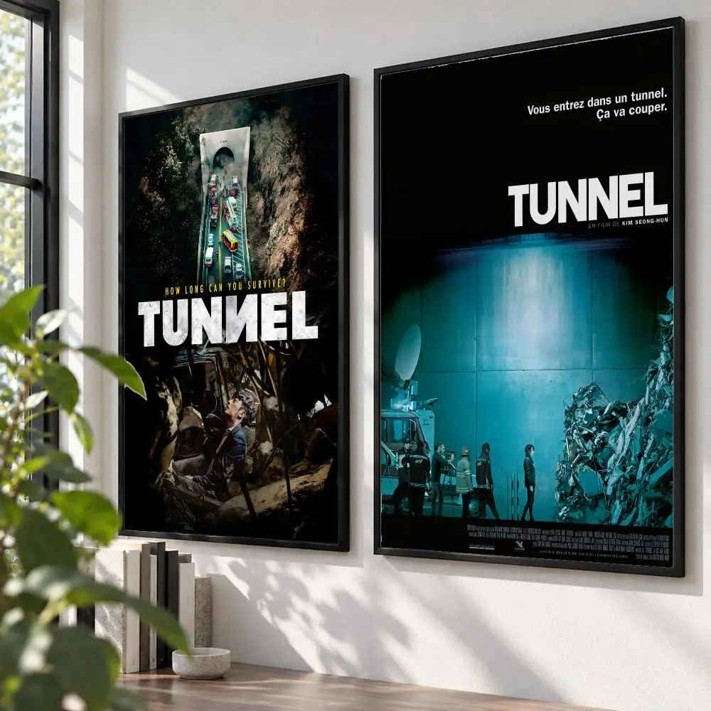 movie Tunnel Poster HD Poster Self Adhesive Waterproof Wall Art Print Bedroom Living Room Modern Decor Gift