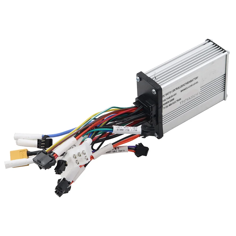 48V 500W Brushless Controller+Z-920 LCD Accelerator For Kugoo M4/PRO&CROSSER T4 Electric Scooter Repair Parts Accessories-AT36