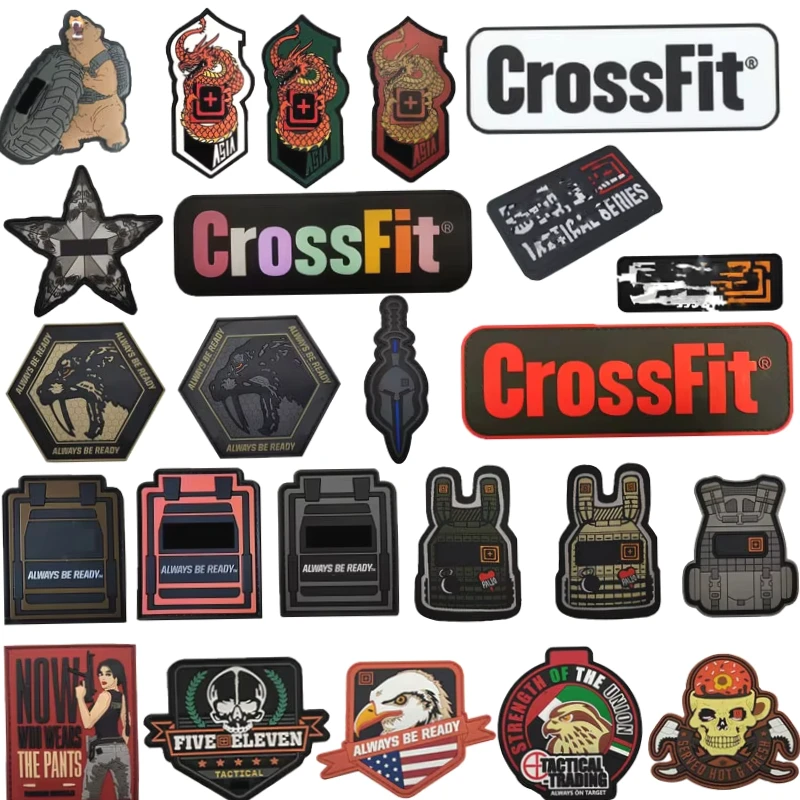 

high-quality Product Logo Outdoor PVC Hook and Loop Patch，Morale badge Clothing Decoration Patches Backpack Accessories Decal