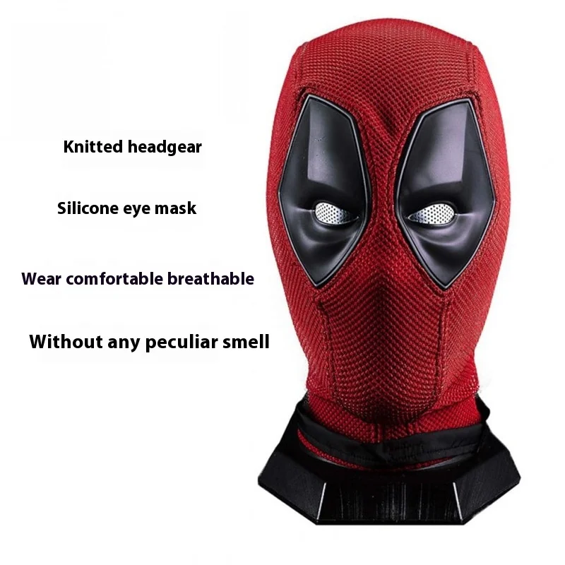 Cos Mask Deadpool Wearable Detachable Eyes Wade Wilson Cosplay Costume Comic-Con Halloween Party Masquerade Christmas Party Toys