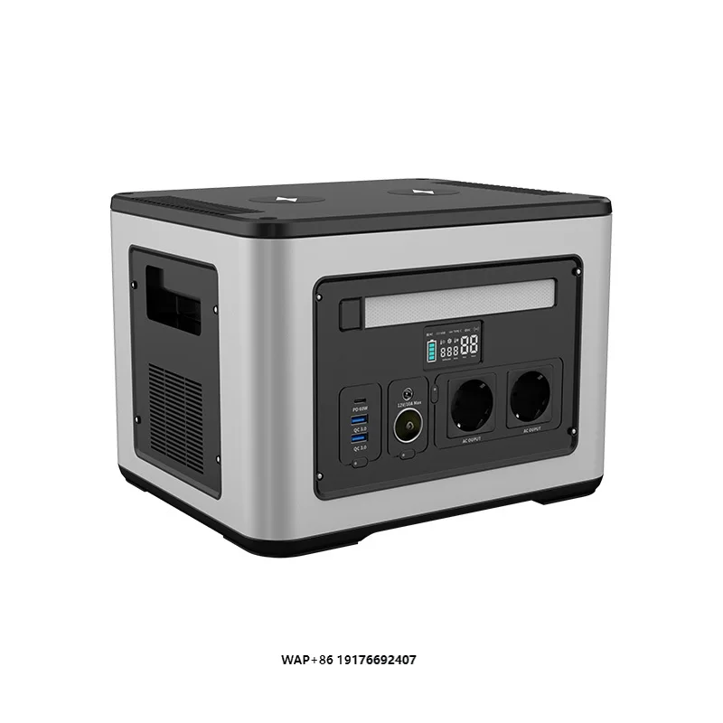 Factory Outdoor 110v 220v Fast Charging Lifepo4 Battery 1728Wh 2000Wh High Capacity Portable Solar Power Station
