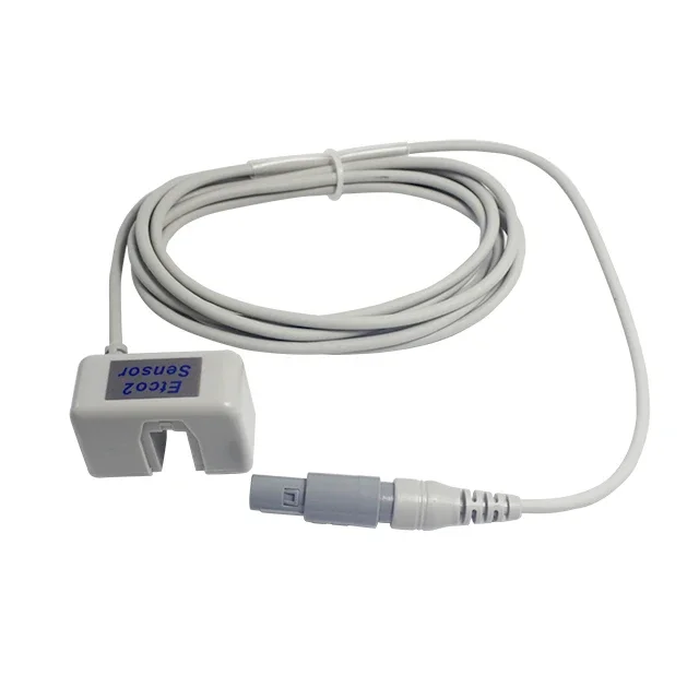 Compatible Respironics Capnostat 5 8Pins Mainstream Capnography EtCO2 Sensor