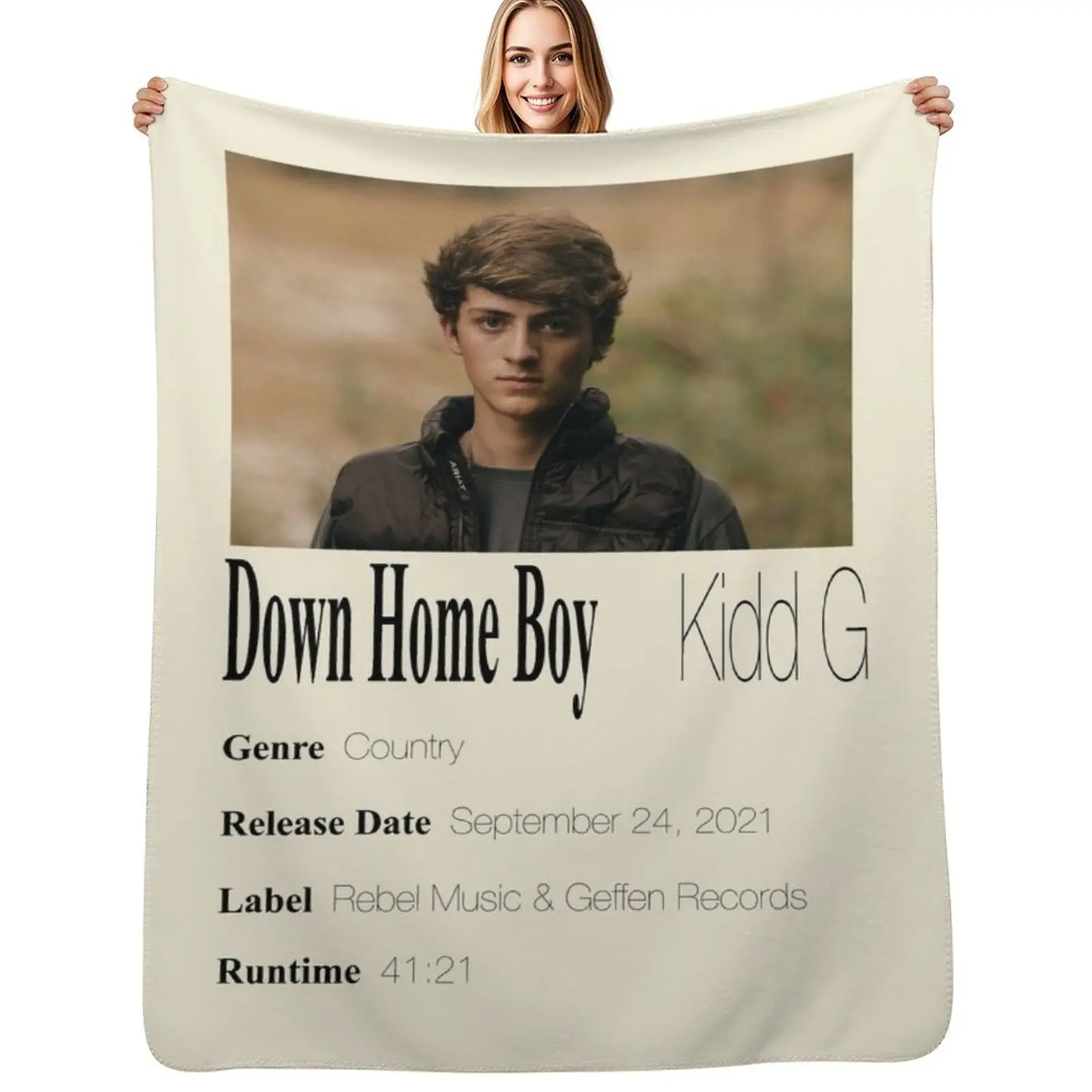 

Down Home Boy Poster Throw Blanket Blankets For Baby Hairys Blankets For Sofas Weighted Blankets
