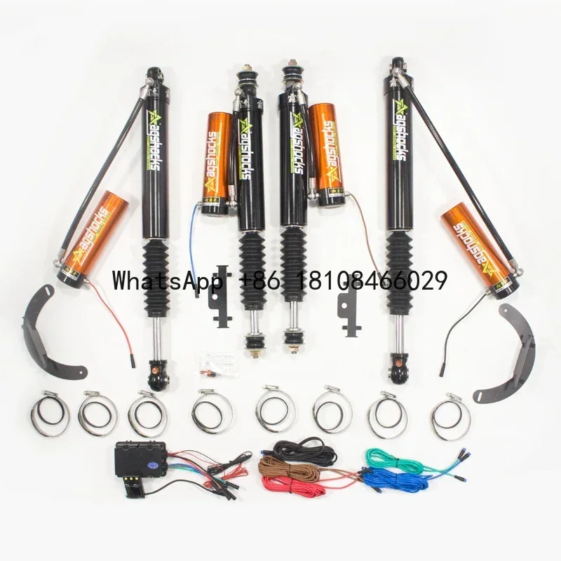 PATROL Y61 4 inches lift kit with high and low speed compression rebound adjustment off-road shock absorber set