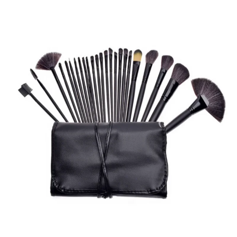 6 colors Makeup Brushes Cosmetic Tools With Cosmetic Bag Beauty Accessories