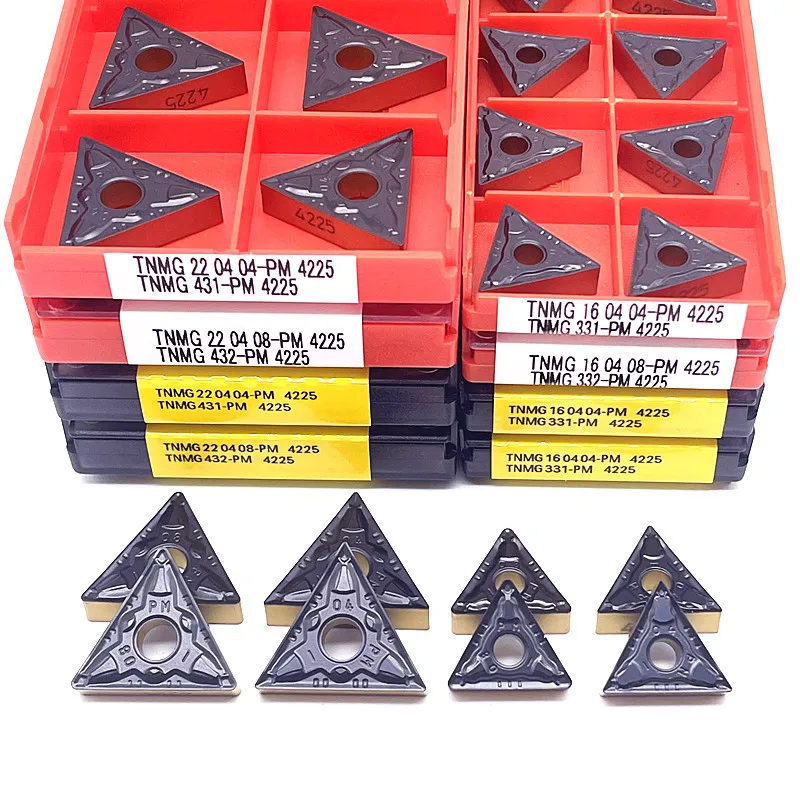 

TNMG160404 PM4225 TNMG160408 PM 4225 Carbide Inserts TNMGTNMG220404 PM4225 TNMG220408 PM 4225High Quality External Turning Tools