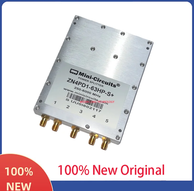 ZN4PD1-63HP-S+ 250-6000MHz Mini-Circuits one-to-four power splitter/combiner