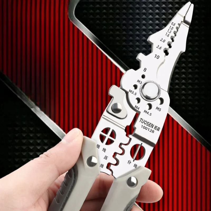 Multi Functional Electrician Pliers For Wire Splitting And Stripping, Specialized For Electricians