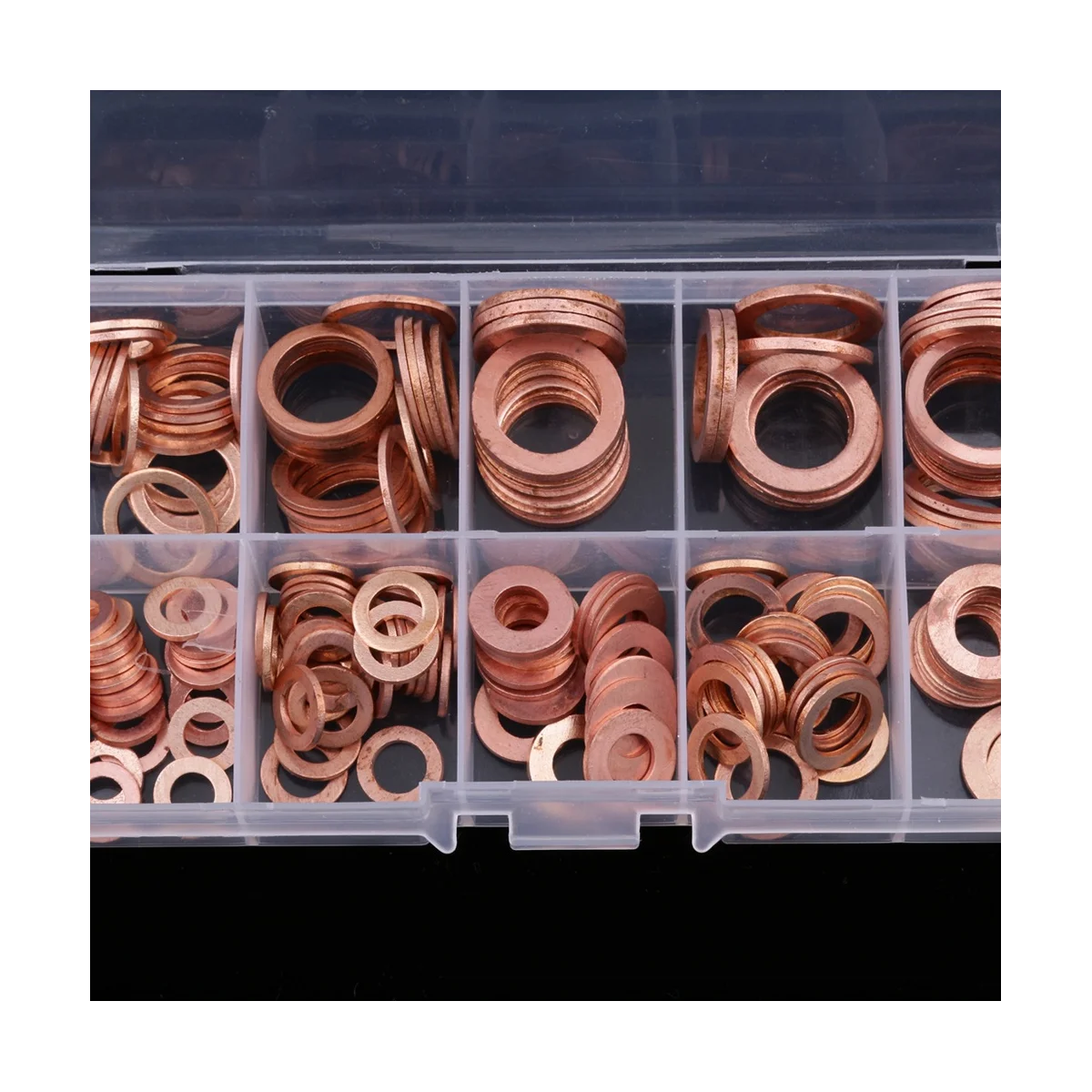 200 шт. набор медных шайб, прокладки, гайки, болты, плоское уплотнительное кольцо, аксессуары в ассортименте, Комплект прокладок для масла двигателя автомобиля