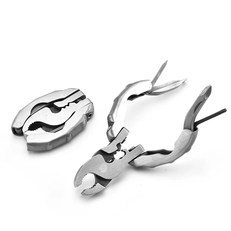 Multifunktionales Mini-EDC-Werkzeug, Rundkopfzange, Outdoor-Camping-Gadget, Mehrzweck-Kombination, tragbares Werkzeug, Schrauben, 9-in-1 – Detail 2