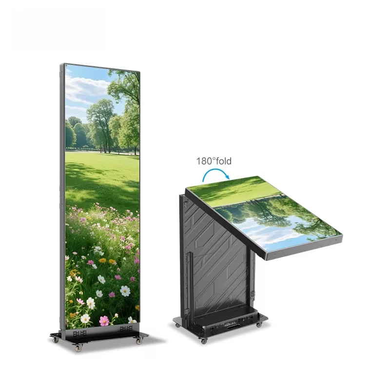 USER GOB Indoor Portable Foldable P1.2 P1.5 P1.8 P2.5 LED Digital Display Screen for Banner Video Wall with SDK Function