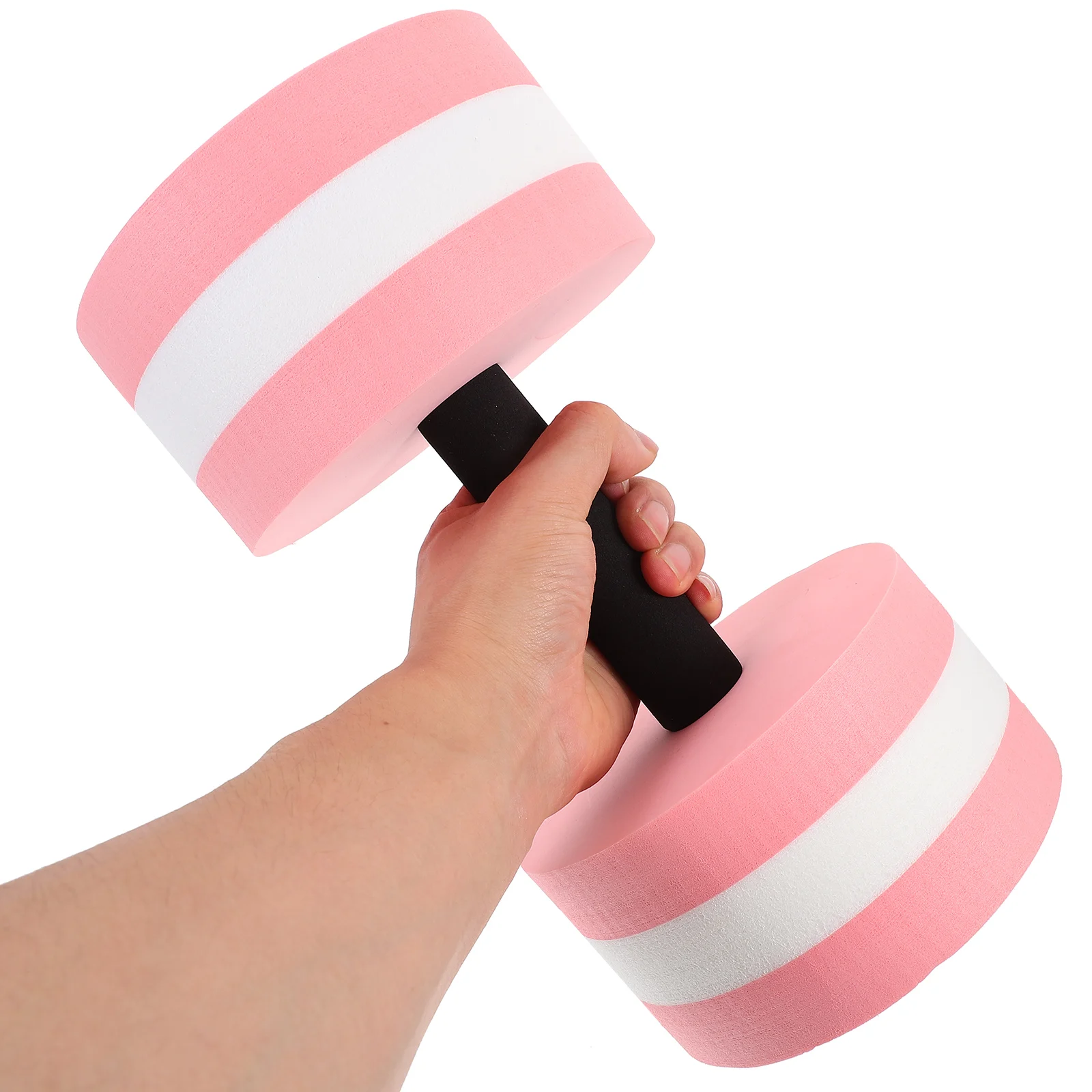 

1pc Floating Dumbbell Water Barbell Soft Pink Weights Fitness Pool Exercises Thermal Layer