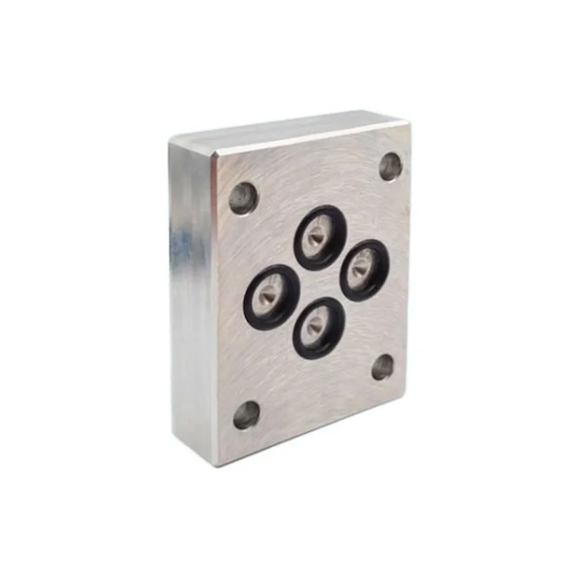 Hydraulic valve oilfield cover aluminium blind board solenoid valve manifold
