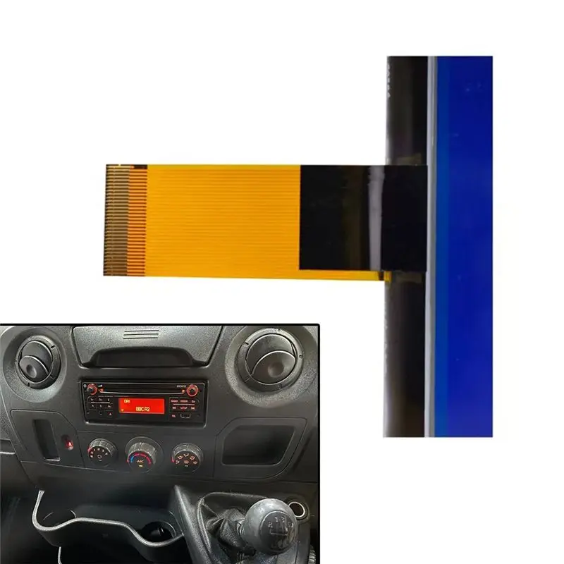 AU65-1 PCS LCD Display As Shown Automotive Supplies For Renault Duster Captur Logan Pulse Symbol 3Rd-Gen Radio Stereo
