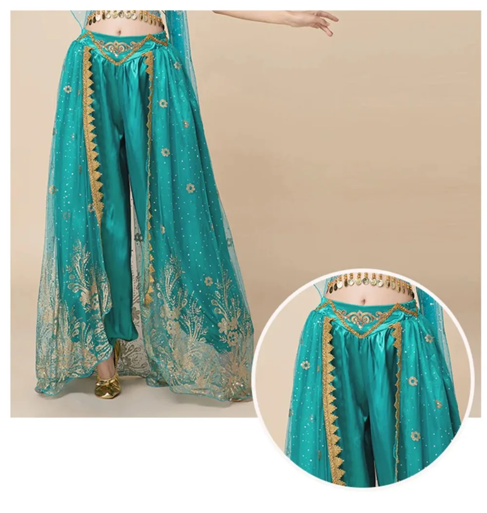 เลดี้เซ็กซี่ Belly Dance ชุด Oriental อินเดียเต้นรําชุดผู้หญิงการฝึกอบรมชุดเจ้าหญิงอาหรับจัสมินเจ้าหญิง Bellydance ชุด