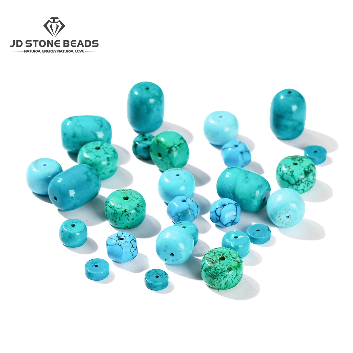 

10 шт./лот, натуральный камень, синяя бирюза, бусина-рондель неправильной формы, бусина для изготовления ювелирных изделий, браслет, ожерелье, аксессуары
