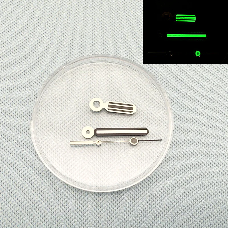 NH36 NH35 4R35 4R36 7Sムーブメント SKX007 SKX009 SRPD対応 グリーン夜光ポインター付き モッドハイトニングウォッチハンドキット