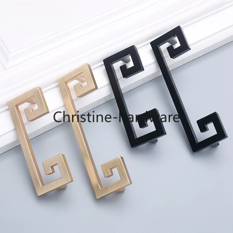 

Modern simple zinc alloy handle, new Chinese furniture hardware cabinet drawer wardrobe door handle