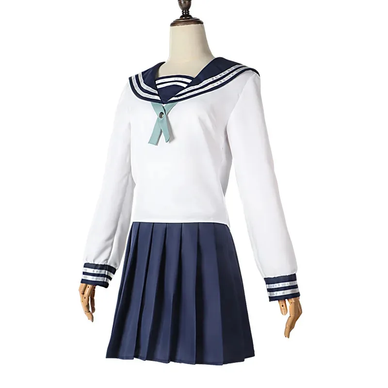 

CyAnime Amanai Riko Косплей Сейлор JK Костюм Платье Униформа Наборы Хэллоуин Женский Костюм и Парик