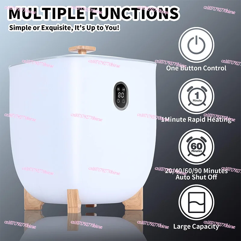 New 25L Large-capacity Towel Heating Bucket Stainless Steel Inner Tank Dryer Drainage Function