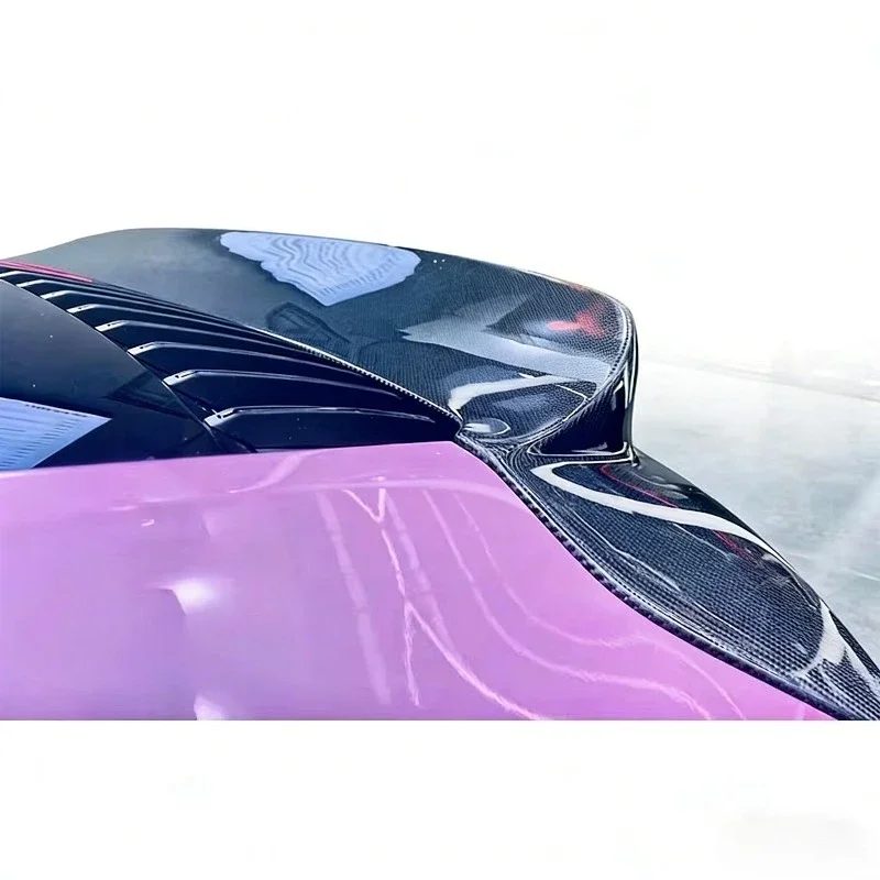 Real Carbon Fiber Rear Trunk Wing for Por 911 992 Carrera Carrera S Tail Wing Rear Spoiler Lip Wings 2019-2022