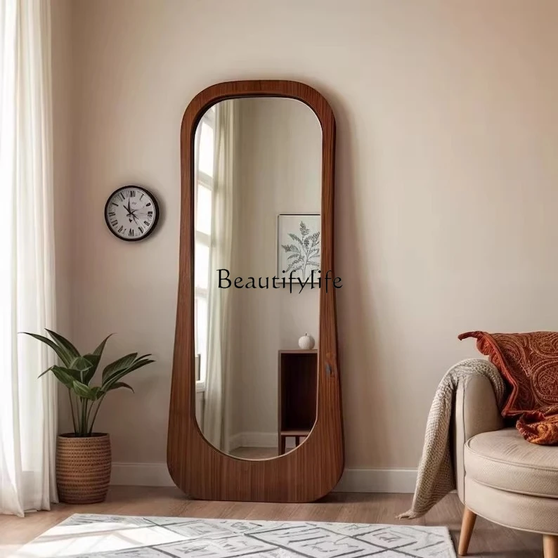 

4*Medieval full-body mirror household high definition floor-to-ceiling special-shaped wall fitting mirror