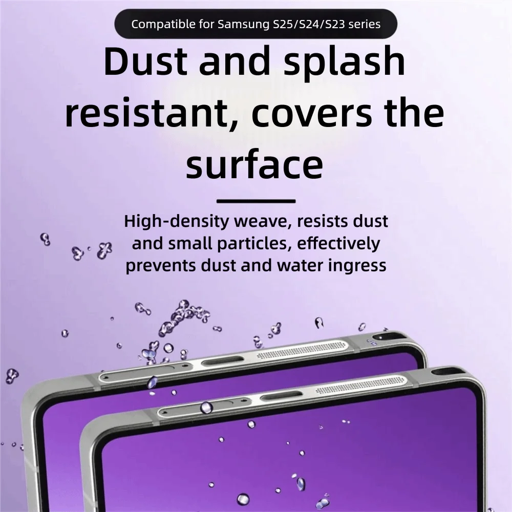 

Metal Material Metal Dustproof Net Charging Port Protection for Samsung Galaxy S25/S25+/S25 Ultra/S24/S24+/S24 Ultra/S23 Ultra