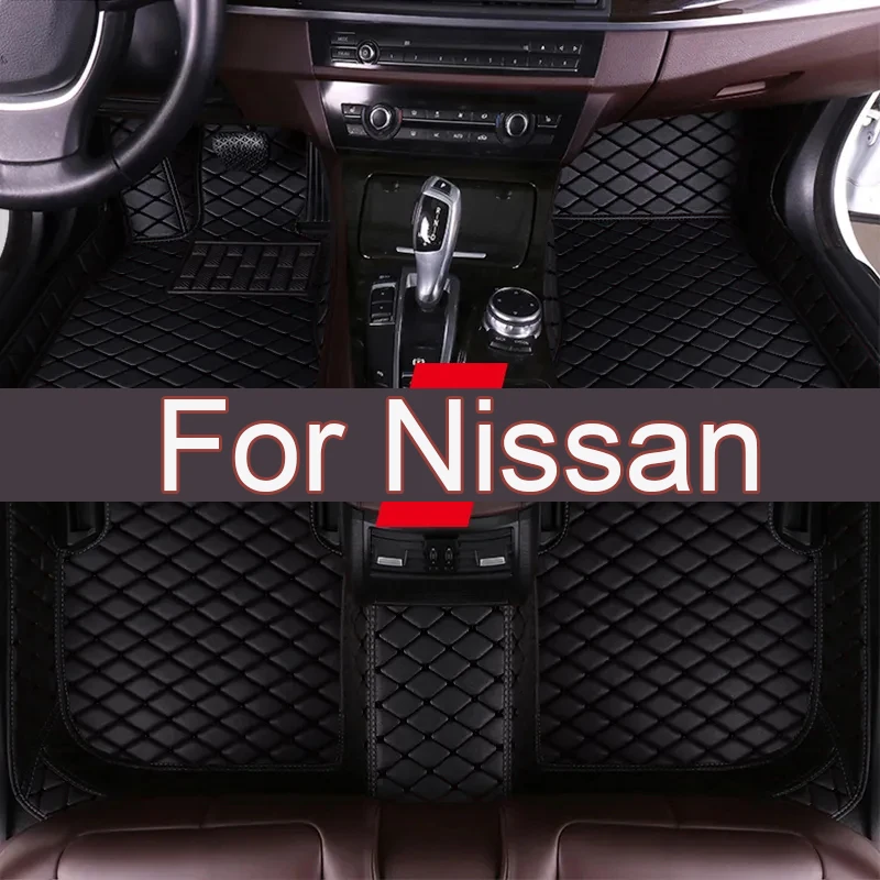 

Car Floor Mats For Nissan Qashqai Sylphy Navara Kicks March Teana Xtrail Almera Livina Murano Juke Car Accessories