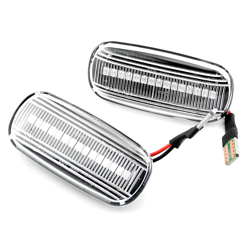 2Pcs Led indicatore di direzione laterale dinamico indicatore di direzione lampada lampeggiante sequenziale per Audi A3 8P A4 B6 B7 A8 A6 S6 C5 C6