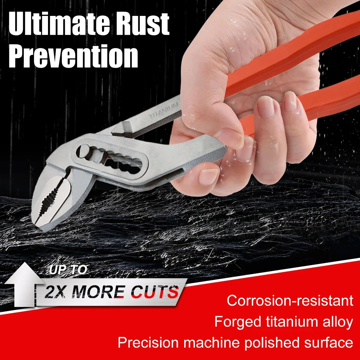 Titanium Tools Non Magnetic Titanium Box Joint Pliers Spanner Suitable