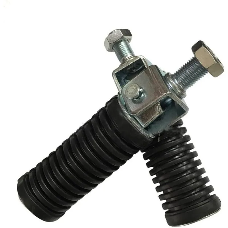10mm Universal Thread Motorcycle Rear Pillion Footpegs Footrests Foot Pegs Rests Anti-Slip Heavy Duty Motorcycle Parts OEM Fit