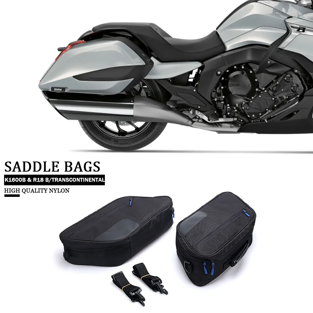 

Motorcycle Tour Pack Soft Tool Saddle Black Bags Saddlebag Luggage Liner For BMW K 1600 B K1600B R 18 B R18 Transcontinental