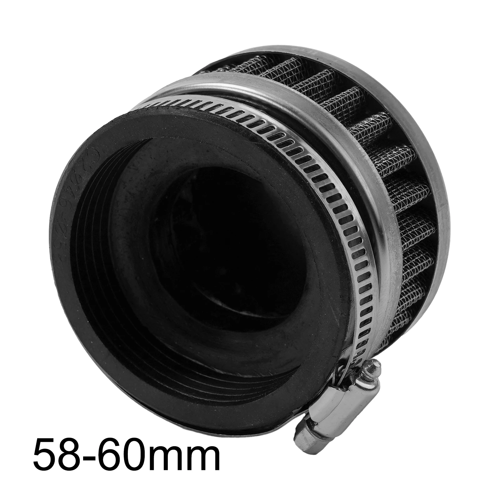 New Practical High Quality Garden Outdoor Office Air Filter 1 Pc Parts Accessories Black + Silver Round Tapered