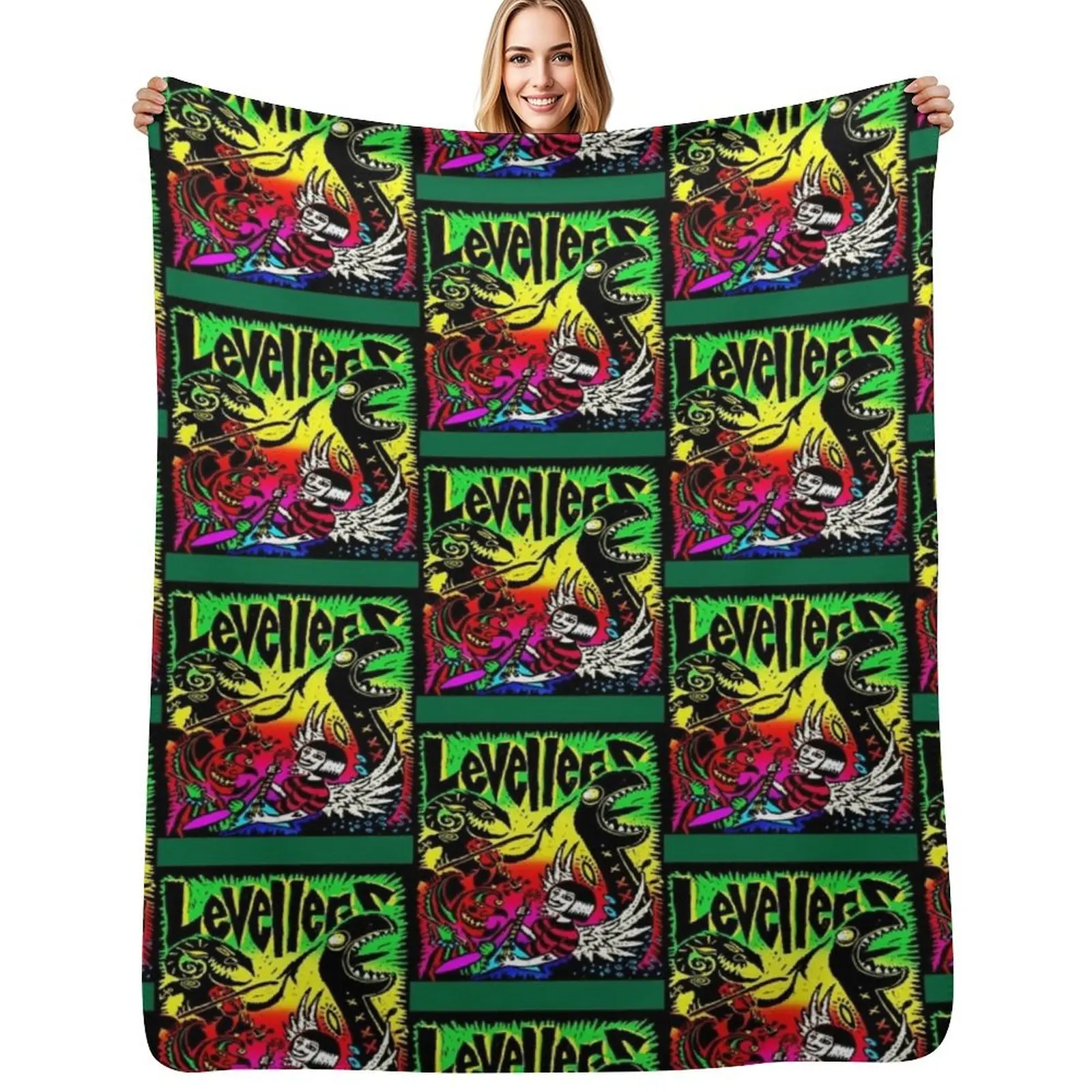 

levelling the land levellers Throw Blanket Sofa Luxury Designer decorative Travel Blankets